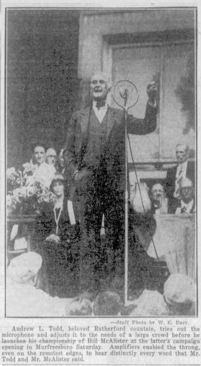Rutherford - Andrew L. Todd, beloved Rutherford countian, tries out the ...