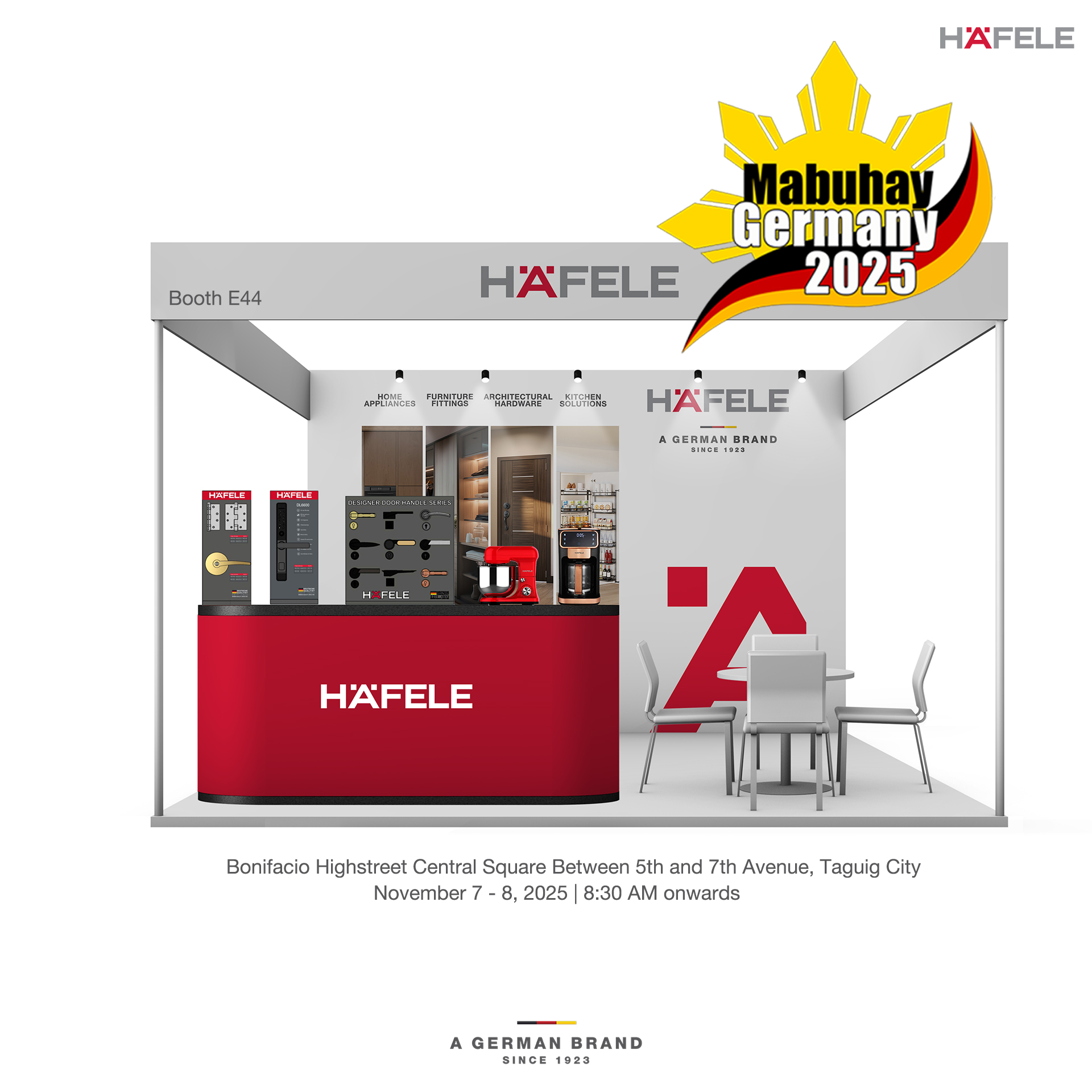 Häfele - You're Invited! Join us as we join MABUHAY GERMANY happening ...