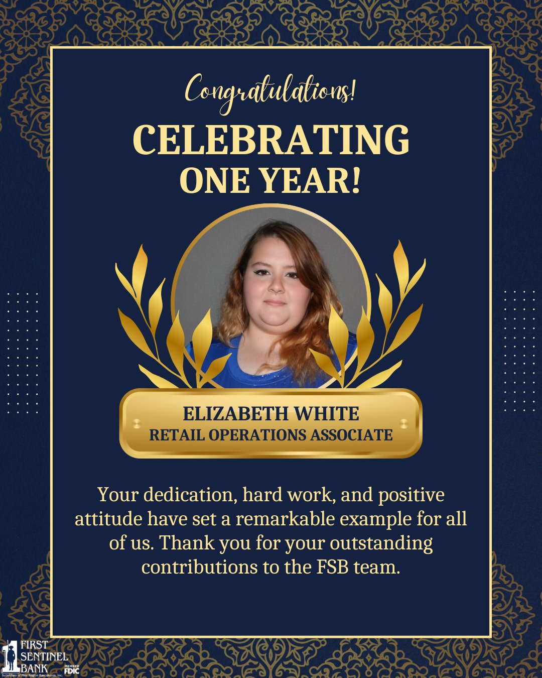 First - Happy work anniversary! | Facebook