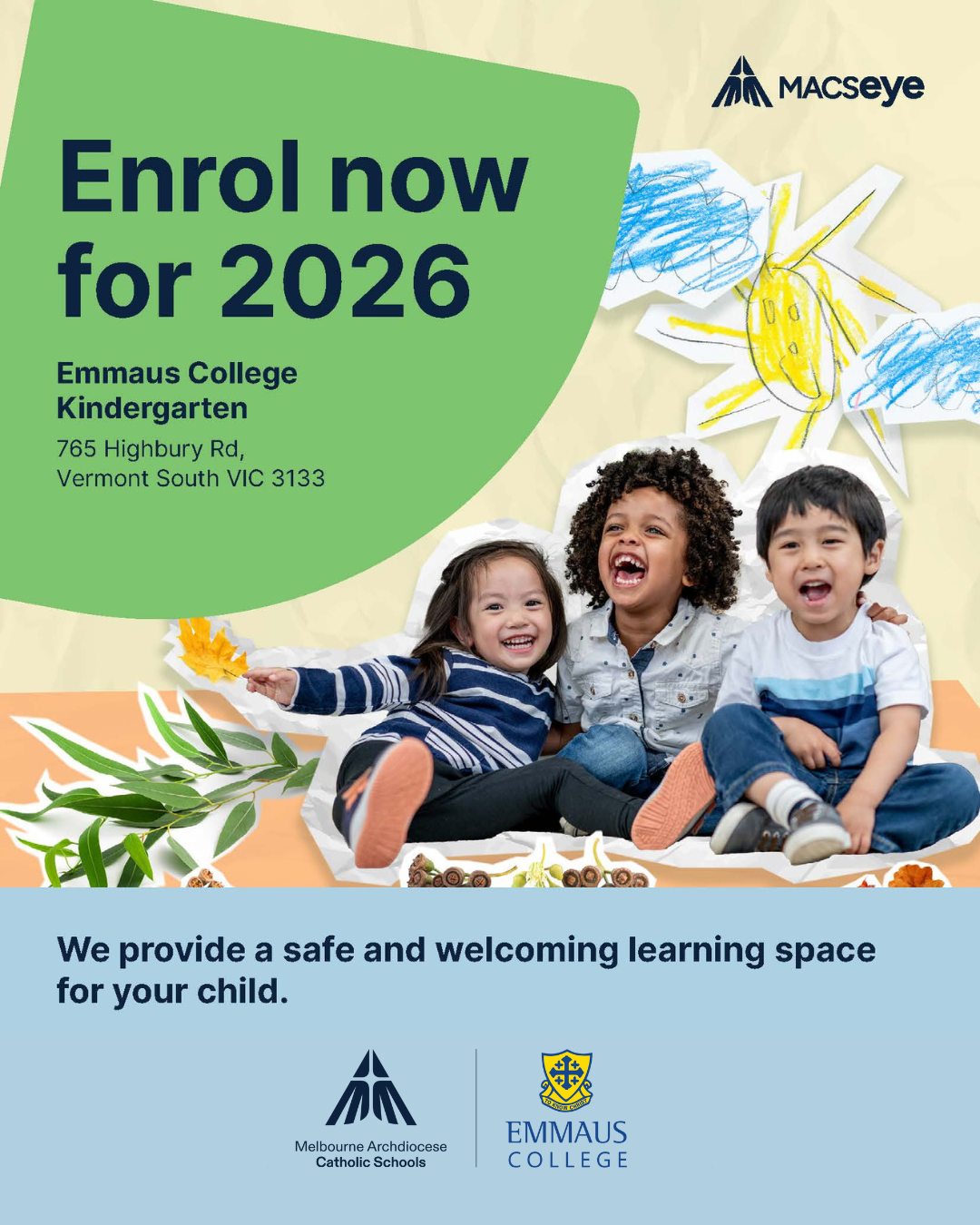 Emmaus - Emmaus College Kinder enrolments for 2026 are now open ...
