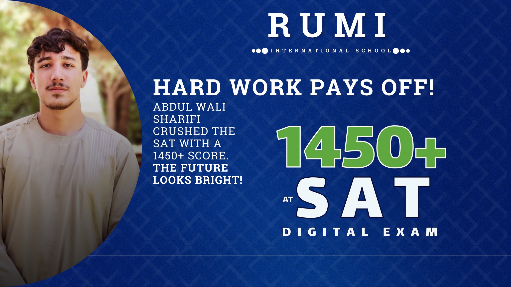 Rumi - Huge Congratulations to Abdul Wali Sharifi! We’re thrilled to ...