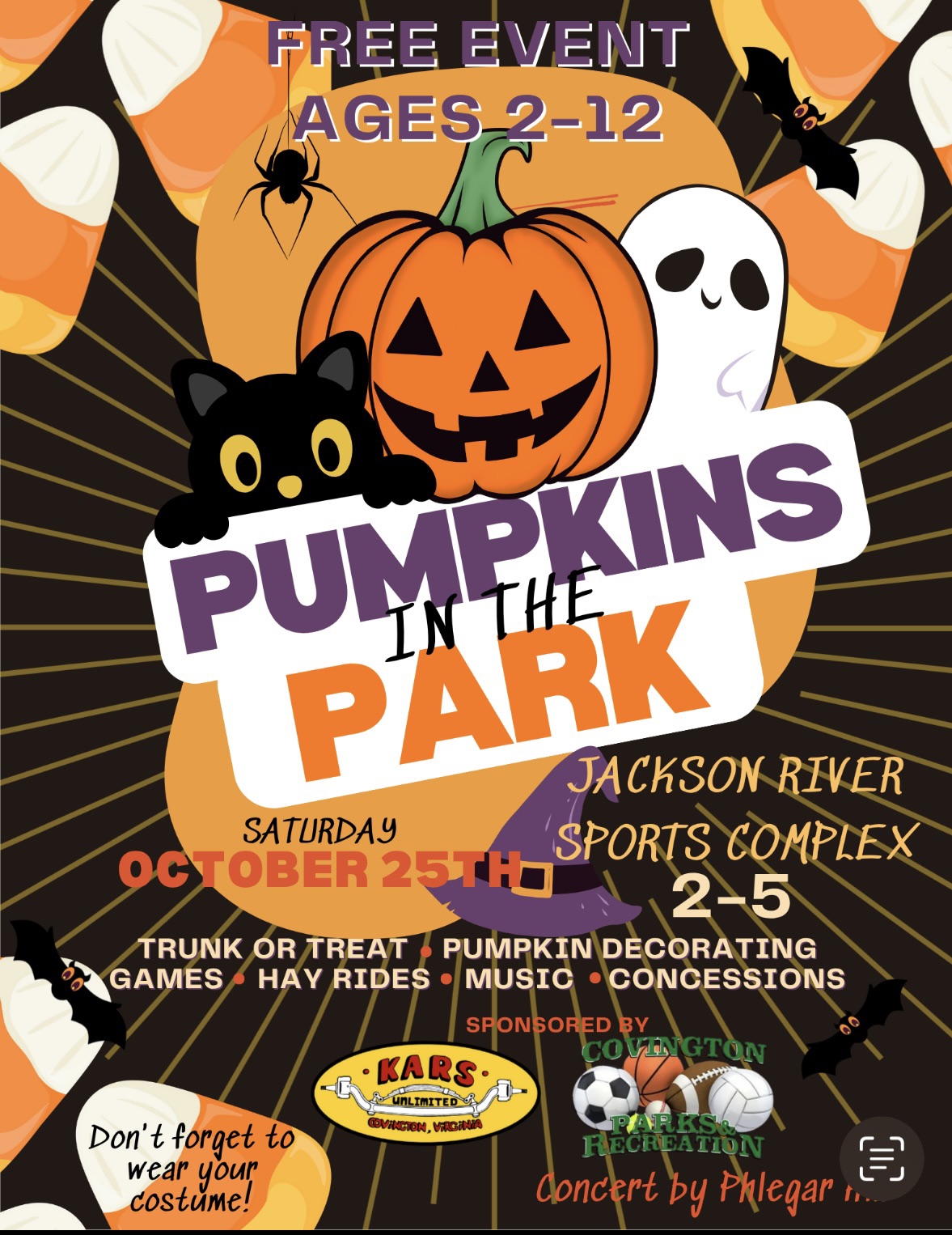 Pumpkins in the Park/ Trunk or Treat