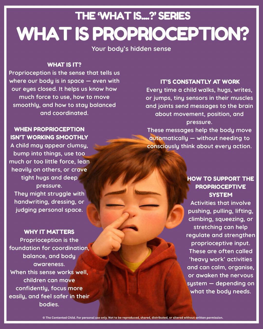 The Contented - SECOND CHANCE SUNDAY Proprioception is one of the most ...