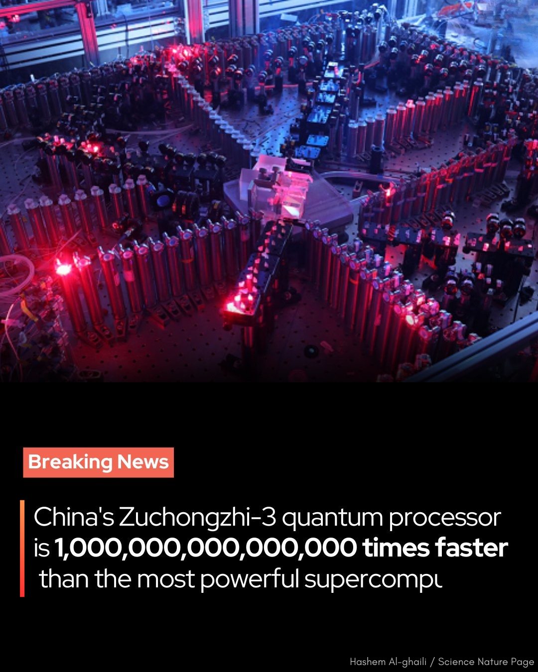 ⚡ China’s new quantum processor is a... - Hashem Al-Ghaili | Facebook