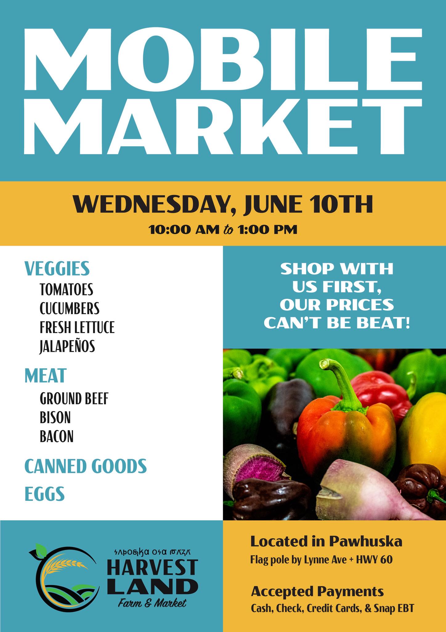 Osage Nation Harvest Land market in Pawhuska
