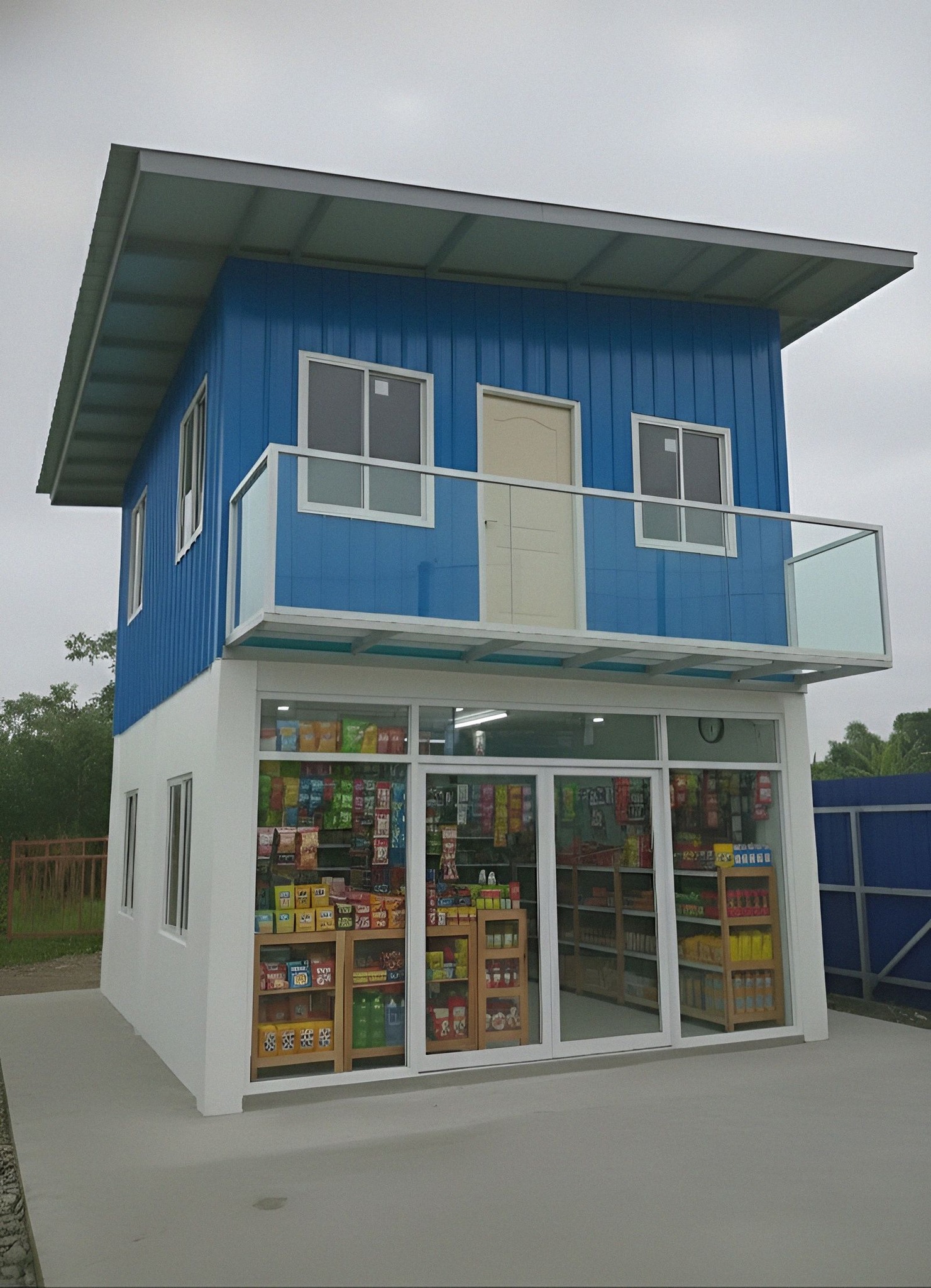 Simpleng - 2 storey house with sari-sari store. 🏡🌺💕 (Half-concrete ...
