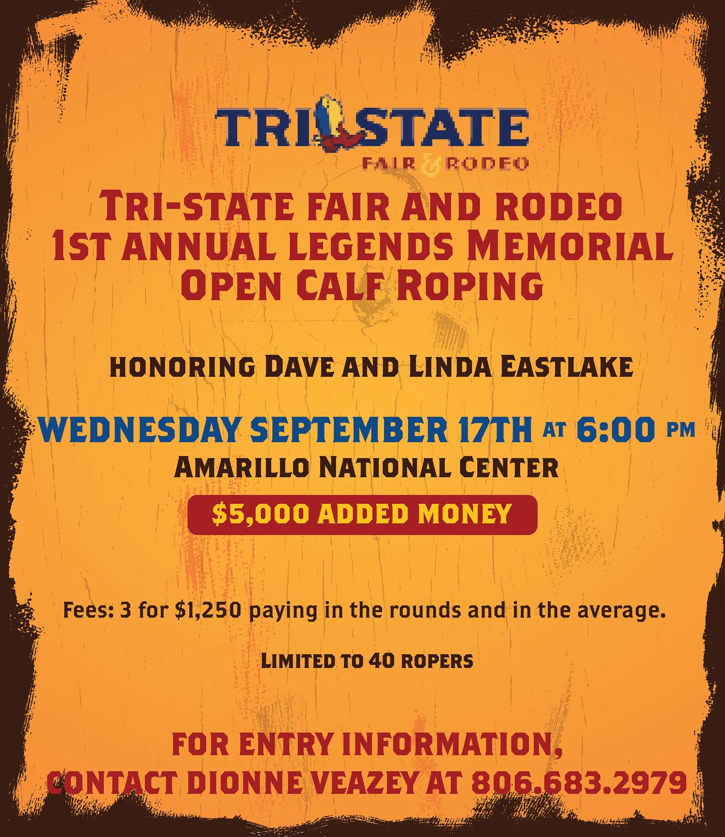 Brent - UPDATED 🤠 Get ready for the 1st Annual Legends Open Calf Roping ...