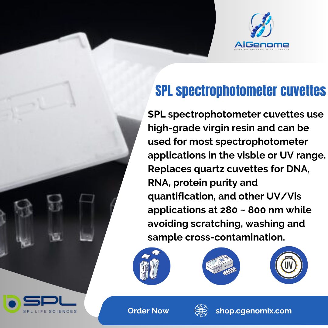 AlGenome - 🔬 SPL Spectrophotometer Cuvettes – Now... | Facebook