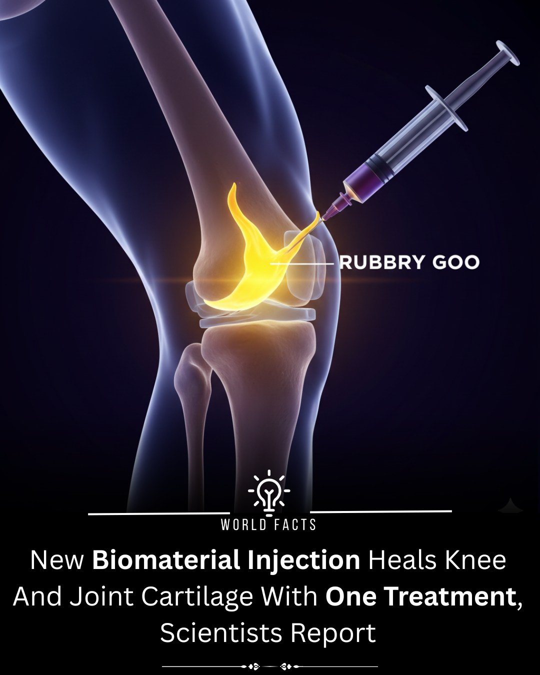 World - Breakthrough Injectable Gel Could Repair Knee and Joint ...