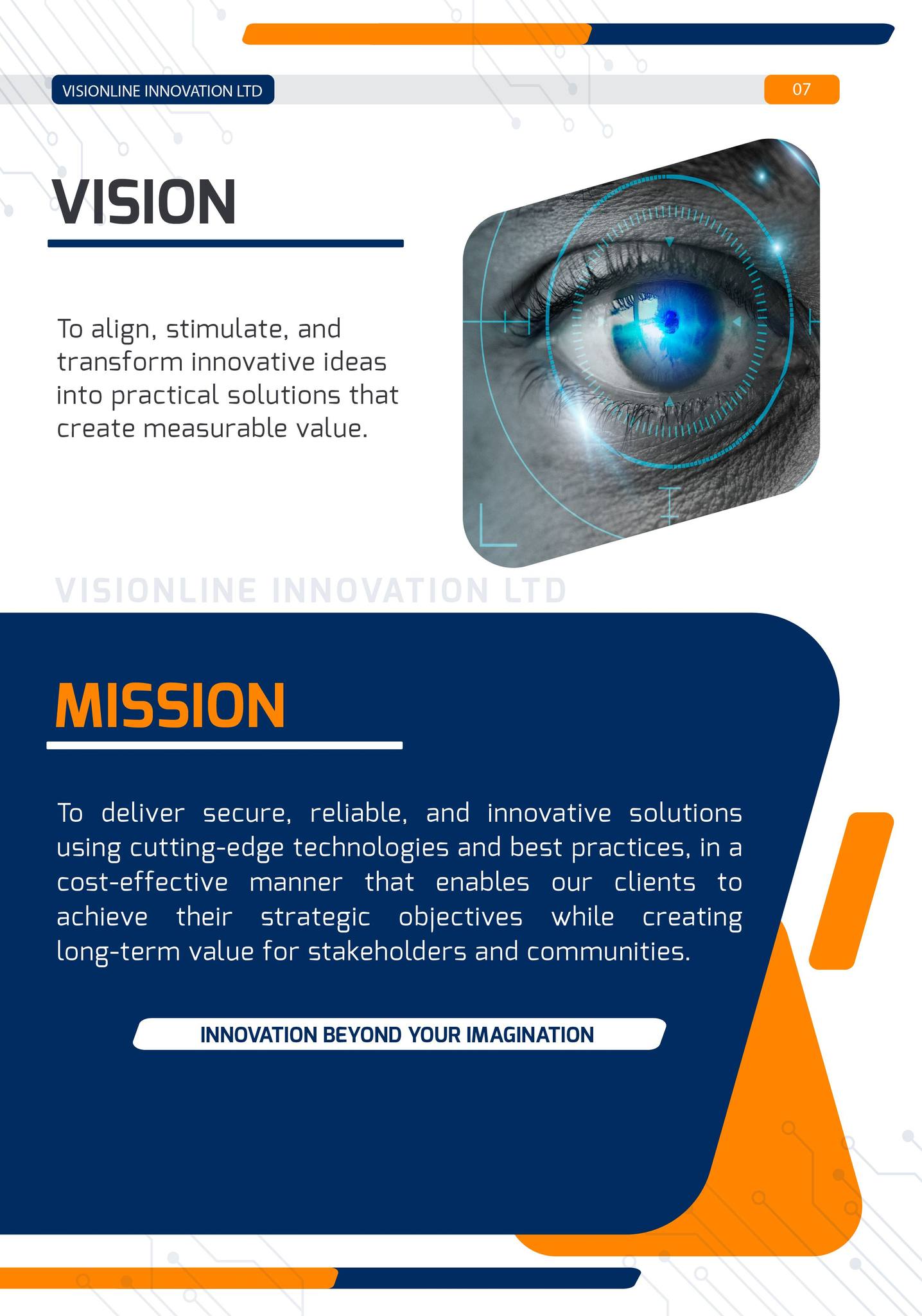 Visionline Innovation LTD