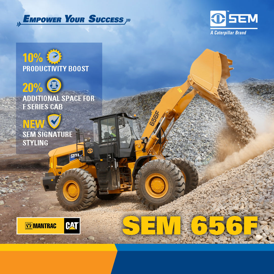 Mantrac - 🚜 Boost Productivity with the New SEM 656F – Now at Mantrac ...