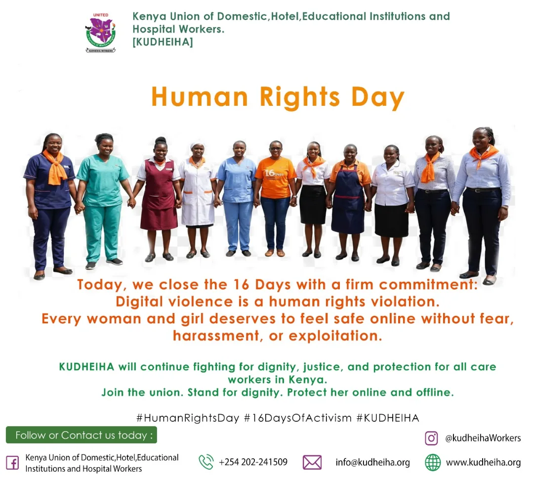 As we conclude the 16 Days of Activism on Human Rights Day, we reaffirm ...