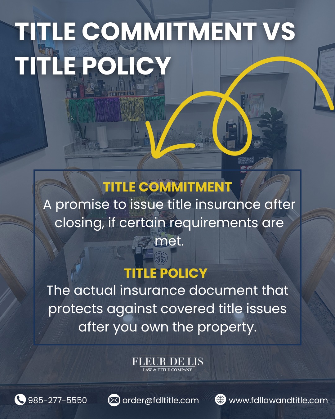 Here’s the difference... - Fleur De Lis Law & Title Company | Facebook