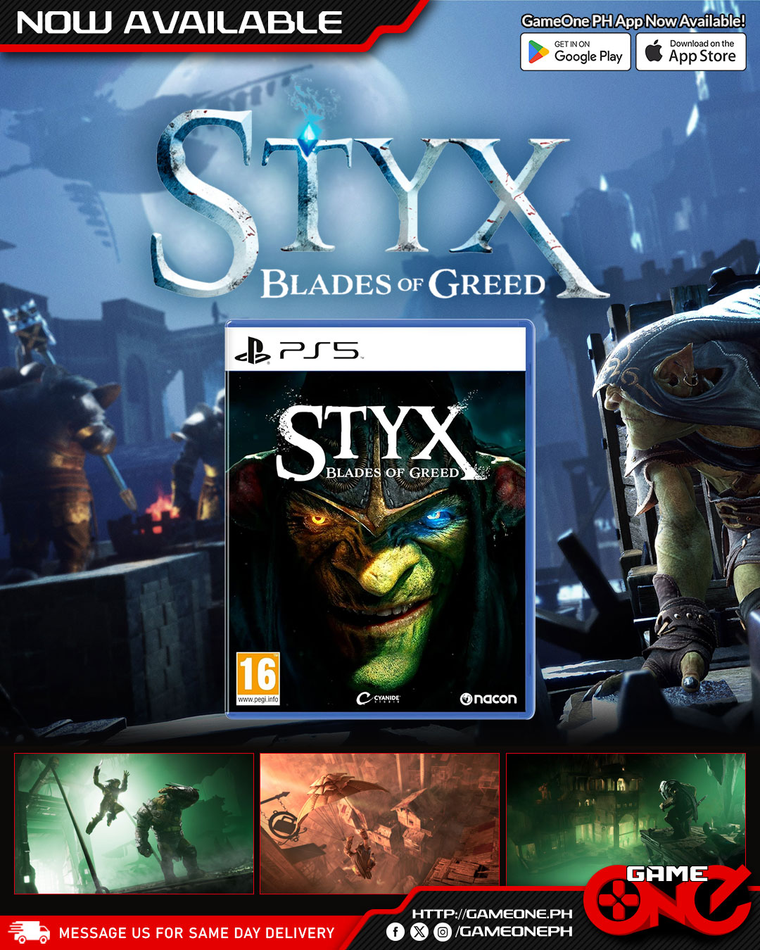 𝗔𝗩𝗔𝗜𝗟𝗔𝗕𝗟𝗘 𝗡𝗢𝗪: PlayStation PS5 Styx: Blades of Greed