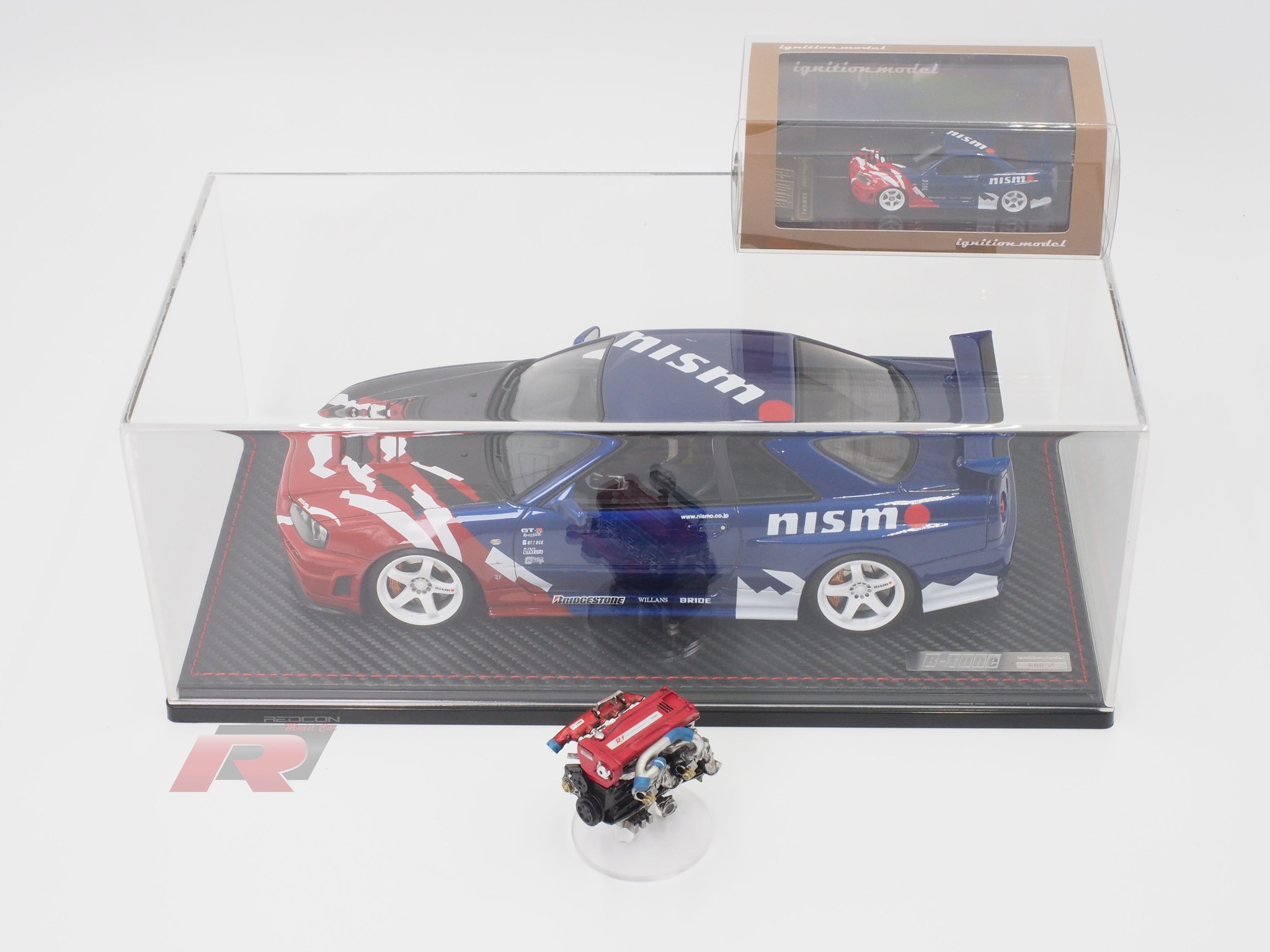 Rare Item! Nismo R34 GT-R R-tune Launch Ver. TAS With Engine