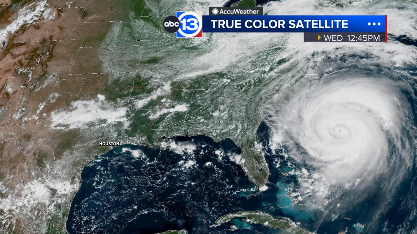 ABC13-Travis - Whoa. Hurricane Erin looks to be about the size of Texas ...