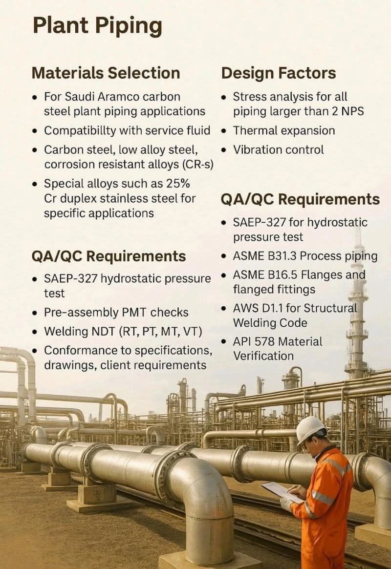 Welding - PLANT PIPING QA/QC INSPECTION – A WELDING INSPECTOR'S INSIGHT ...