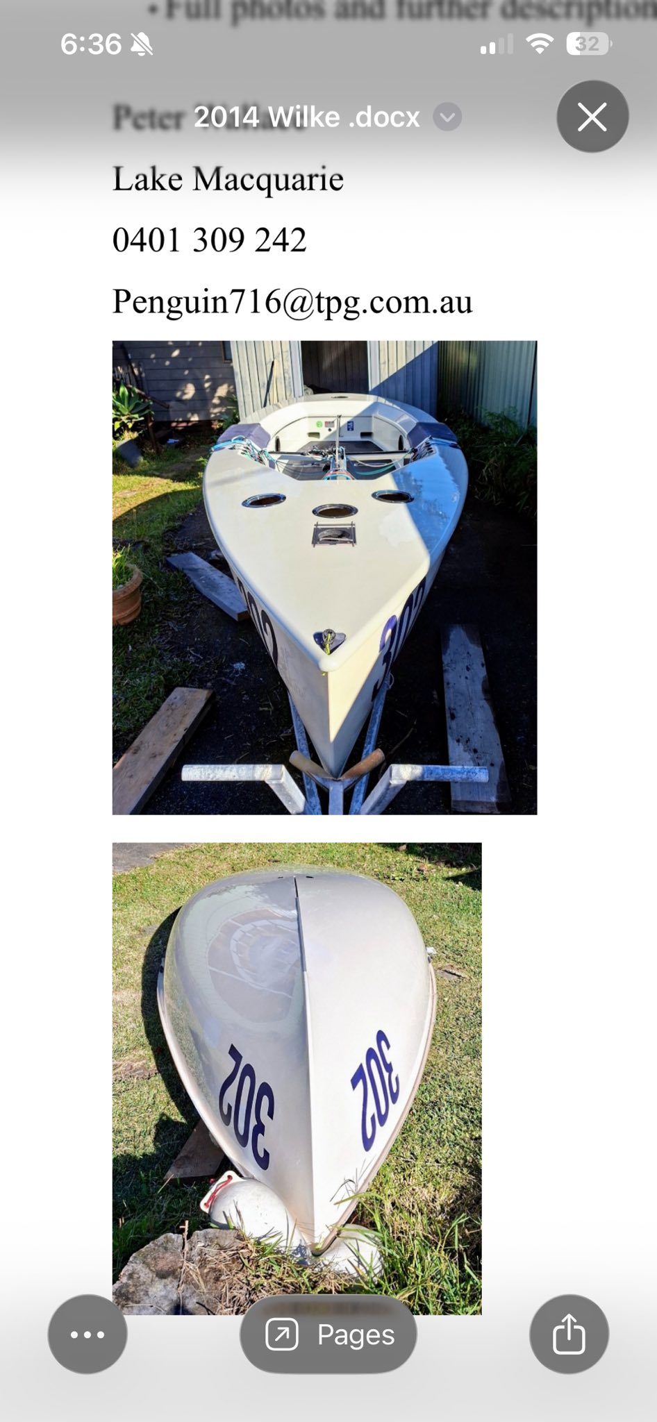 Finn - Finn’s for sale 2014 Wilke Finn Originally made for Tom Slingsby ...