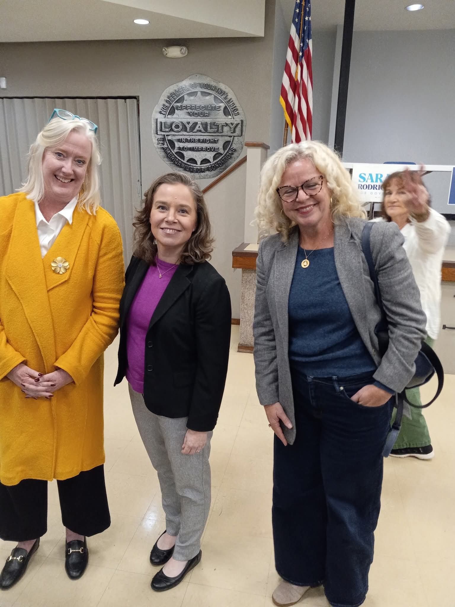 UAW - Ann Roe 44th district, Lt Gov Sara Rodriguez, Brienne Brown 43rd ...