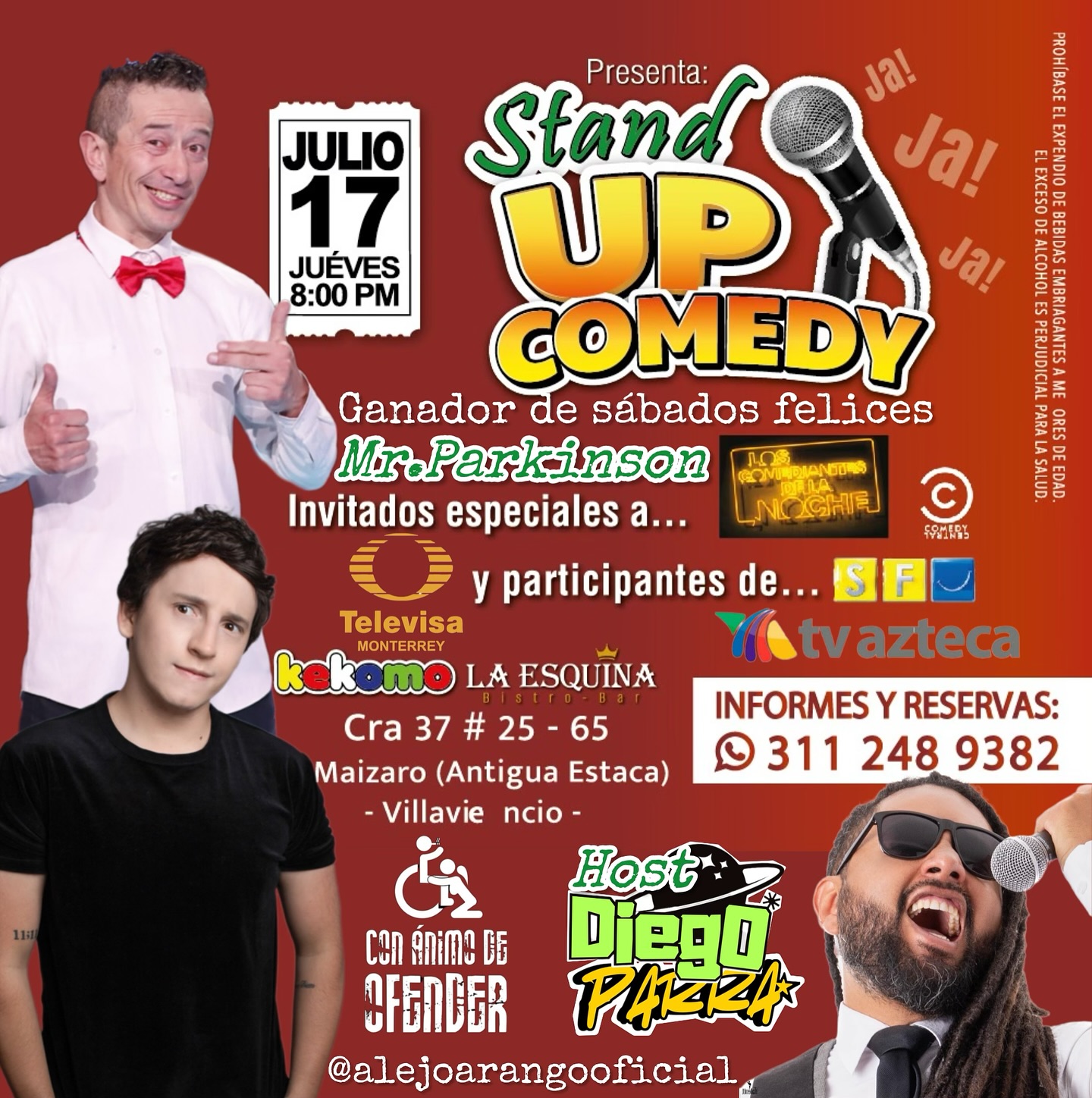 Diego Parra Comediante