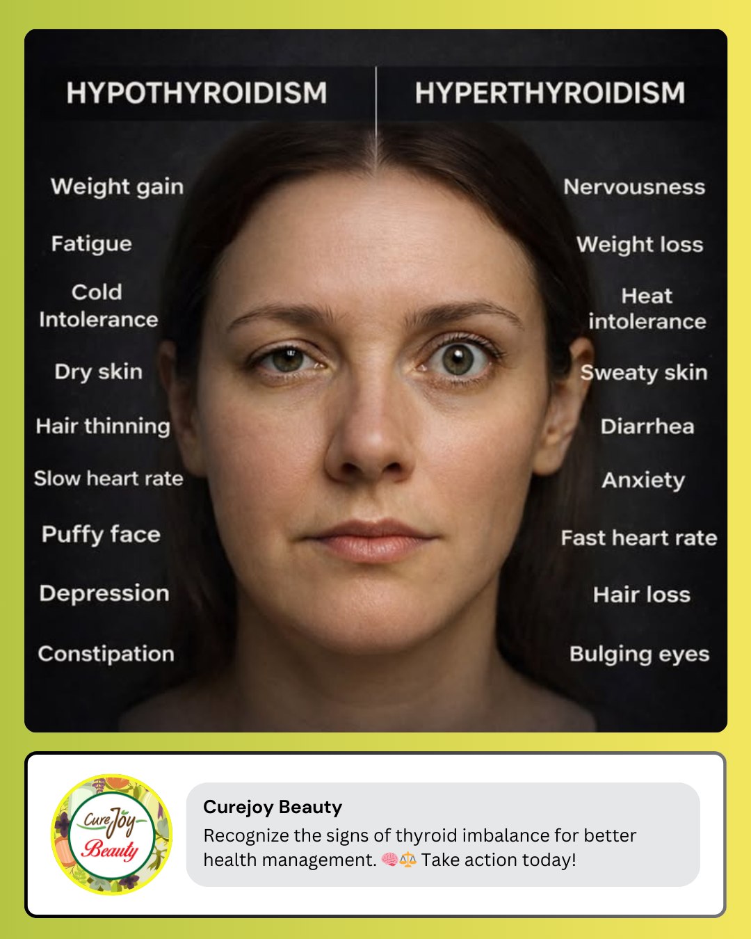 Curejoy Beauty - Thyroid imbalances can have a huge impact... | Facebook