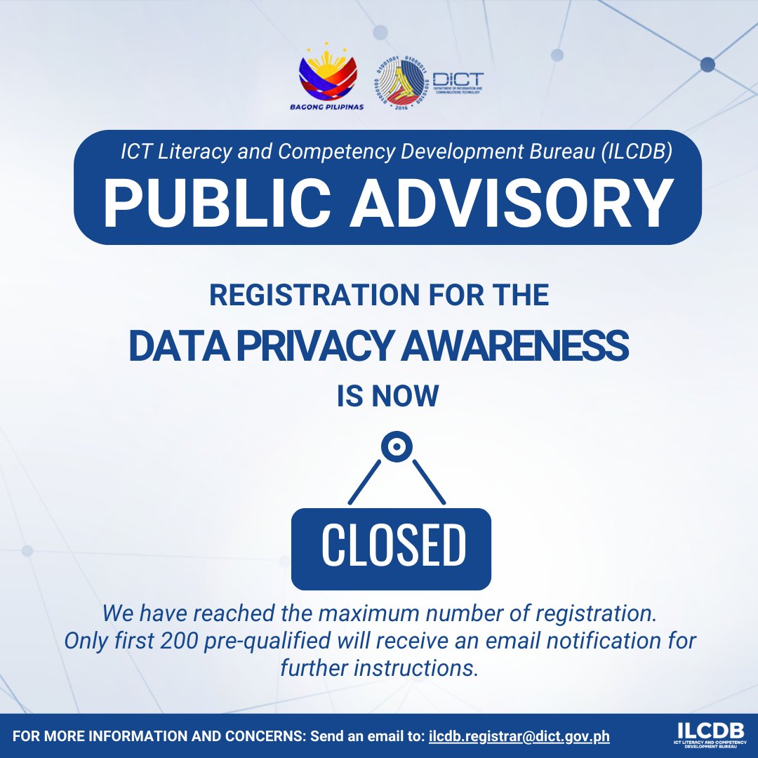 ICT - The DICT-ILCDB would like to thank everyone who registered for ...