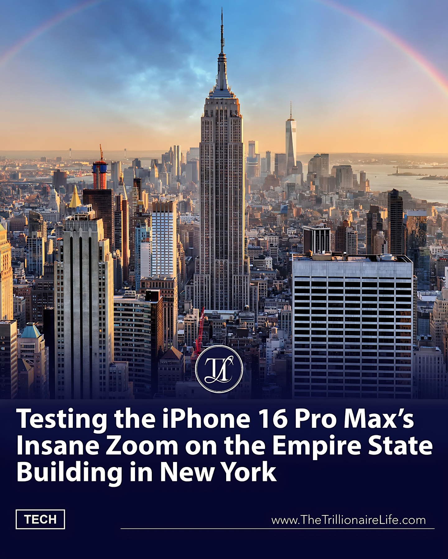 Pushing the iPhone 16 Pro Max Zoom to the Limit in NYC 🏙️📱 Took