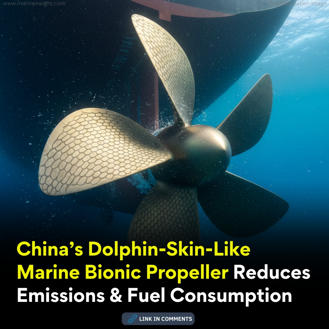 Marine - 🌊China has made a unique propeller for ships, inspired by ...