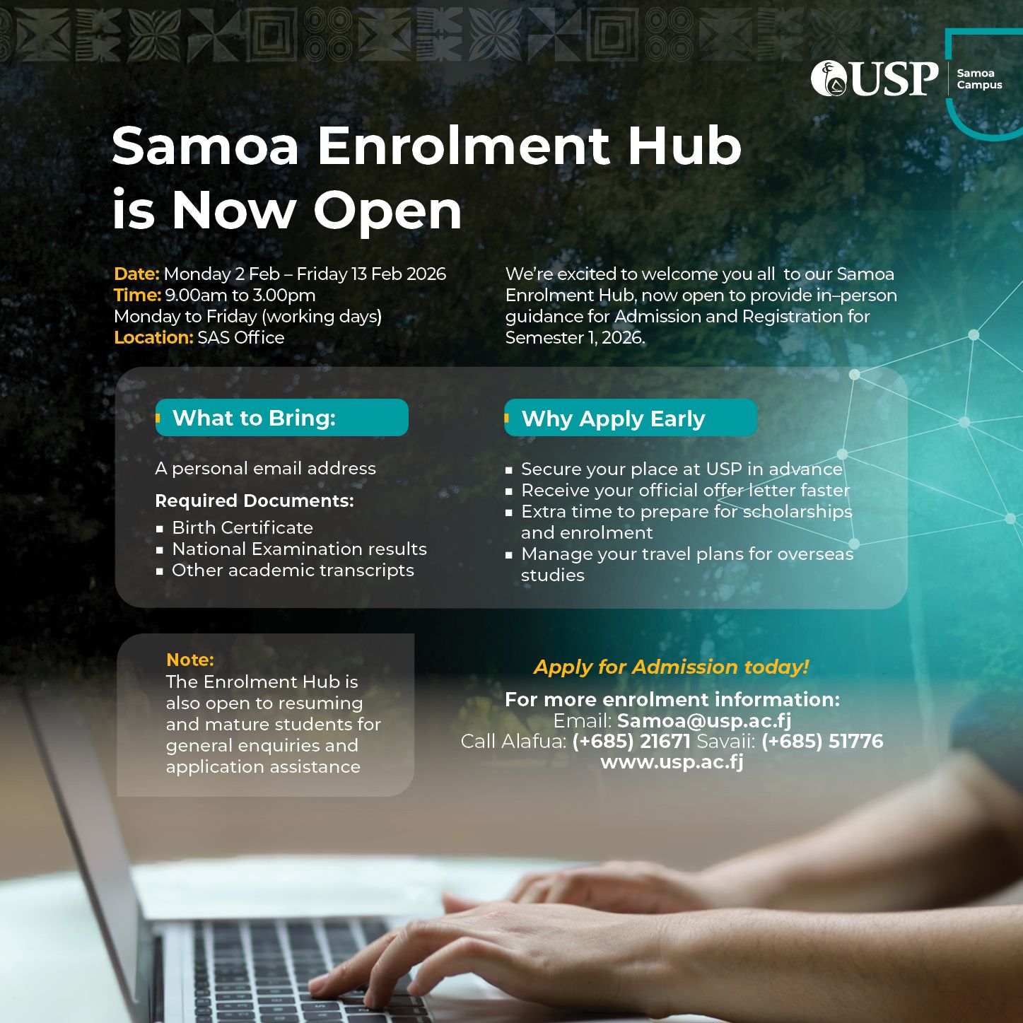 The University - Attention Students: Be Ready for 2026 – Apply Early ...