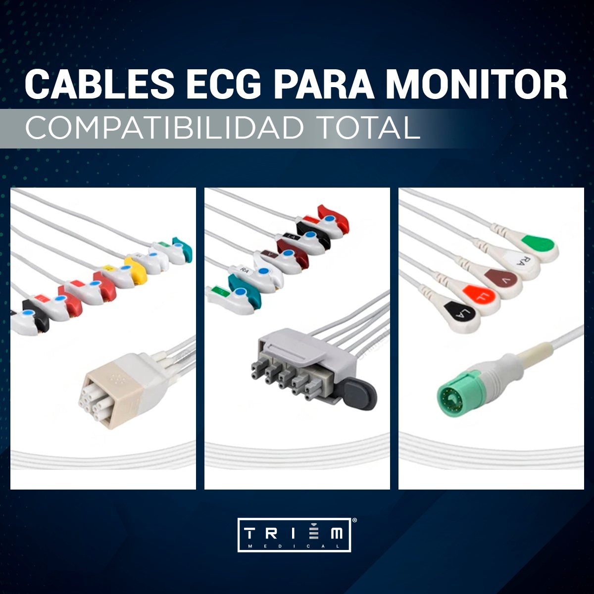 TRIEM - Creados con material de grado médico, estos cables ECG te ...
