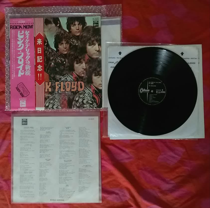 1974 and 1983 japan reissue. The piper at the gates of dawn. Pink