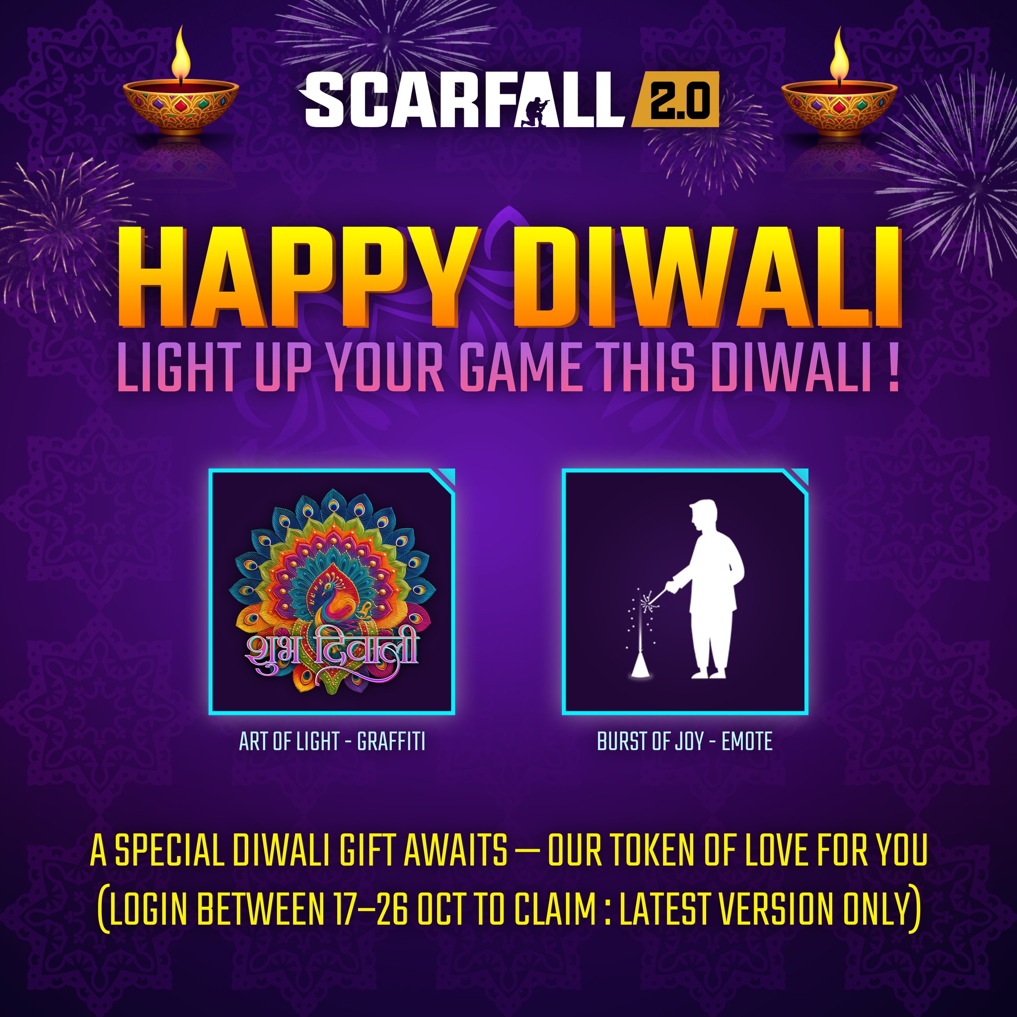 ScarFall - 🎉 Update v1.0.2 is here – Let the celebration begin! 🪔 This ...