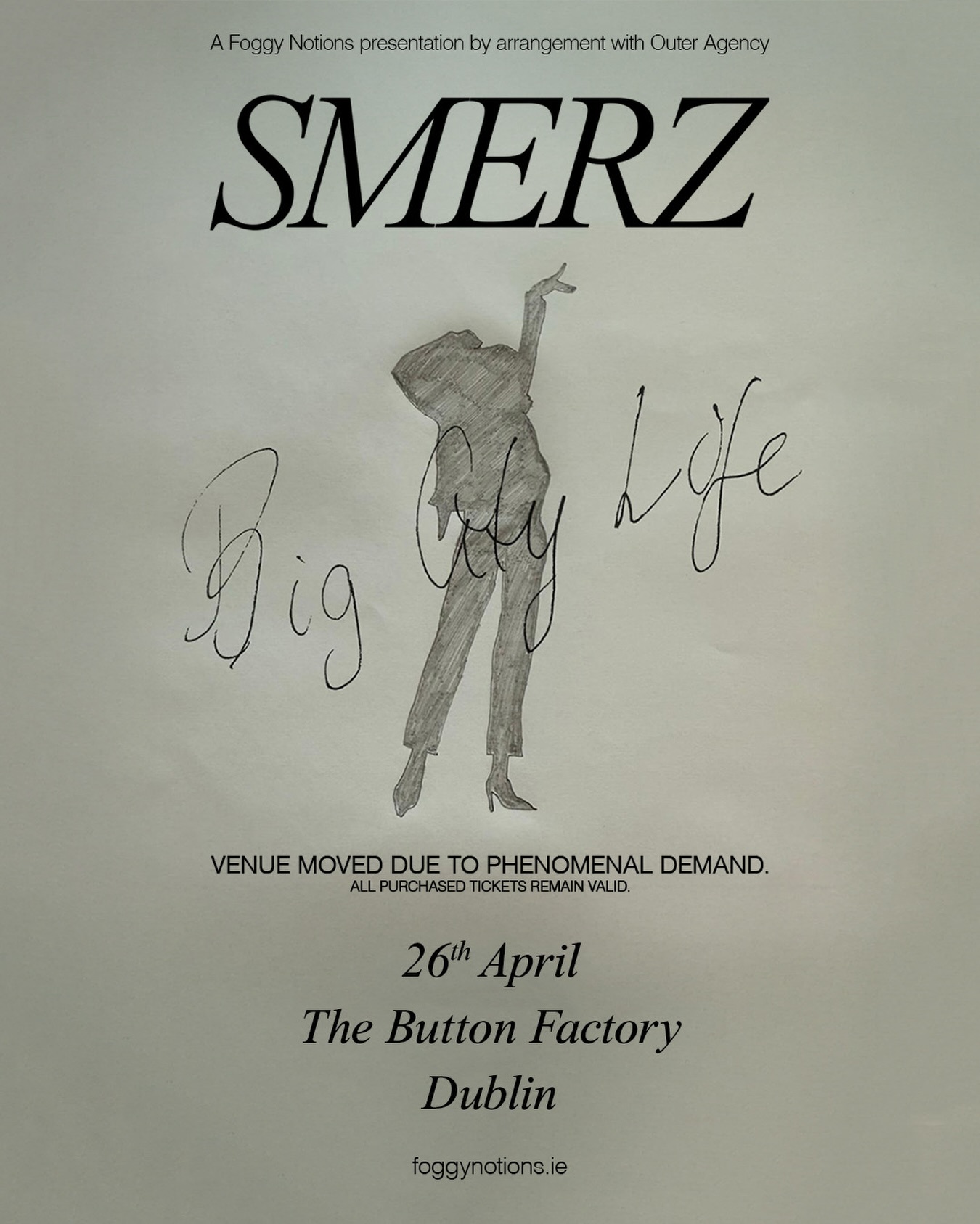 NEW: @smerz_ 🗓️ 26th April 2026 VENUE UPGRADED DUE TO PHENOMENAL