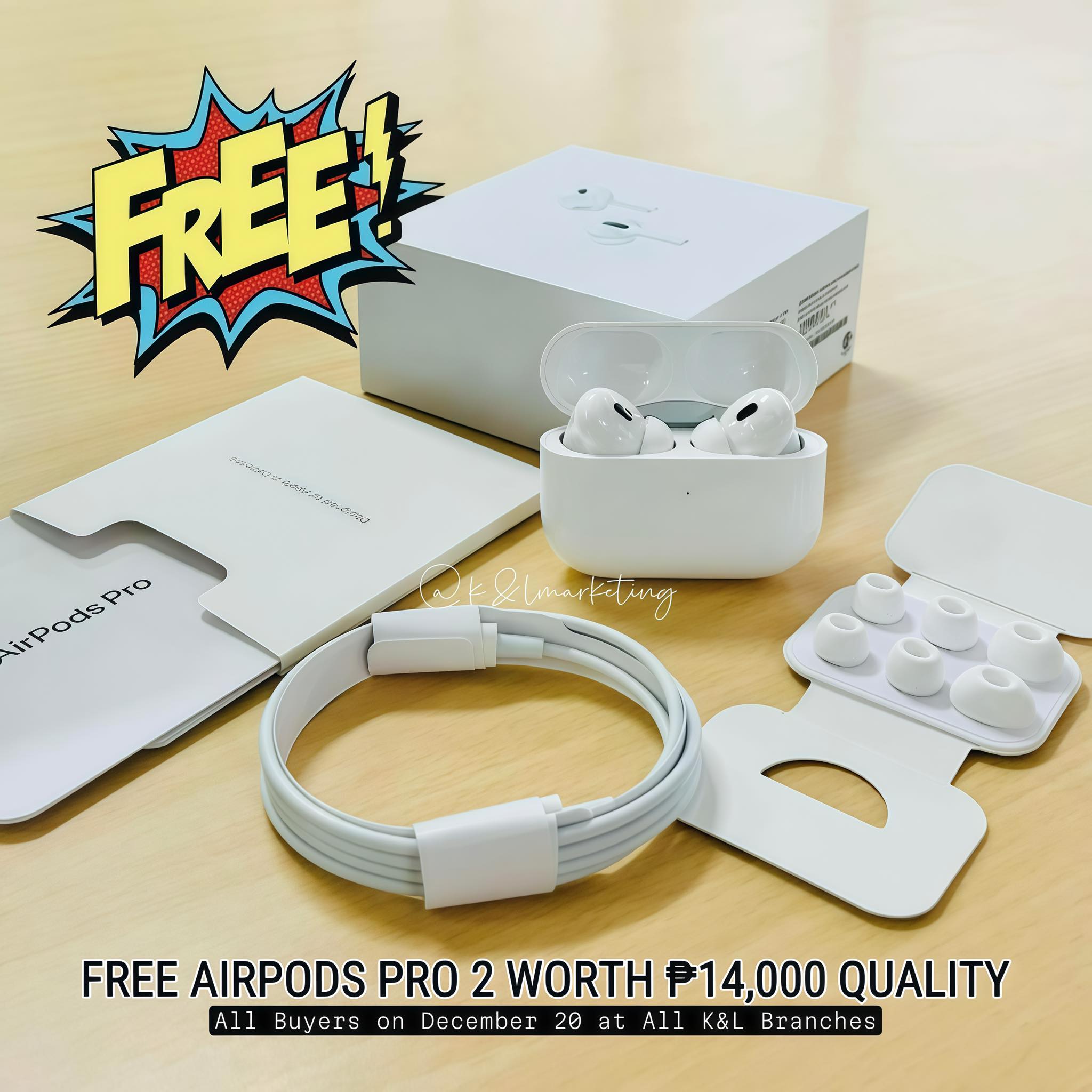 Ready? FREE AirPods Pro All Buyers on December 20!?