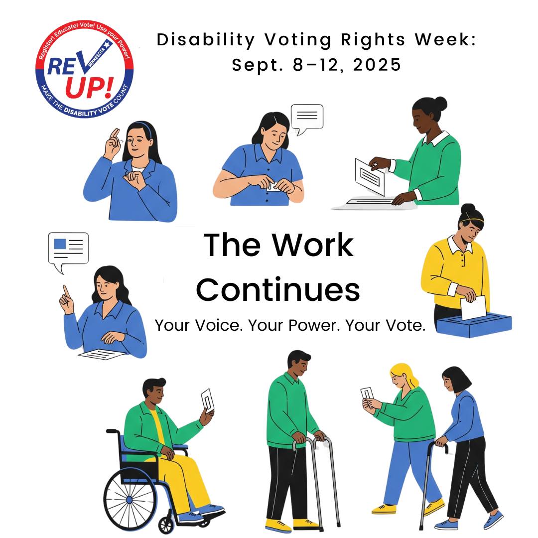 REV UP MN - As Disability Voting Rights Week comes to a... | Facebook