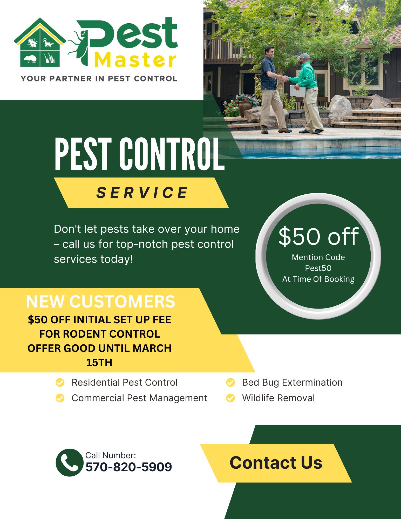 Pestmaster - 🦟 Don’t Let Pests Take Over Your Home! 🐜 At Pestmaster, we ...