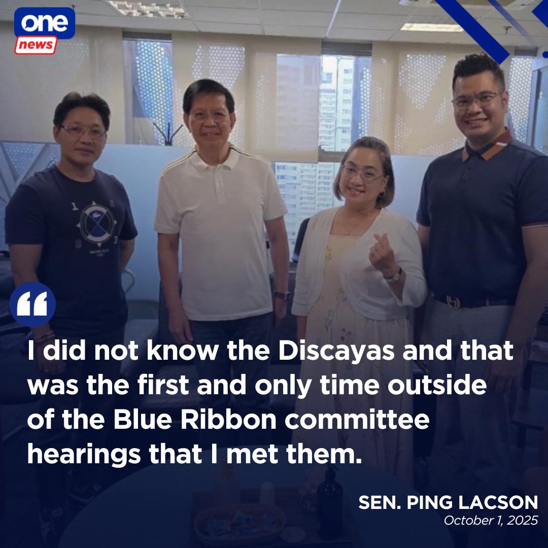 ONE News - Senator Panfilo 