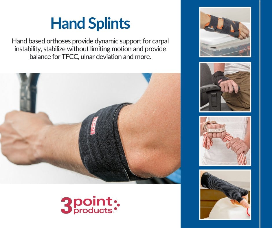 3-Point Products - The softly padded Comforter Splint positions the ...