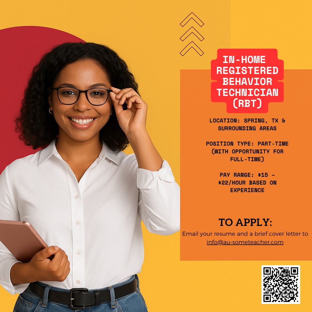 AU-some Teacher - 🚨 We’re Hiring Certified RBTs! 🚨 Join... | Facebook