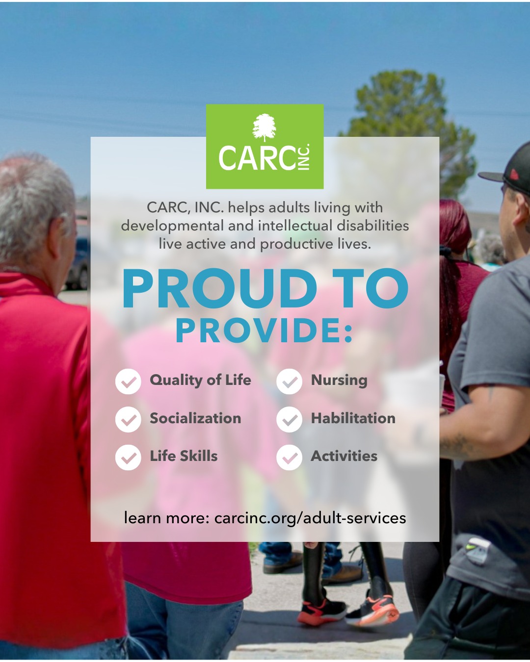CARC - At CARC, we are proud to provide essential services that help ...
