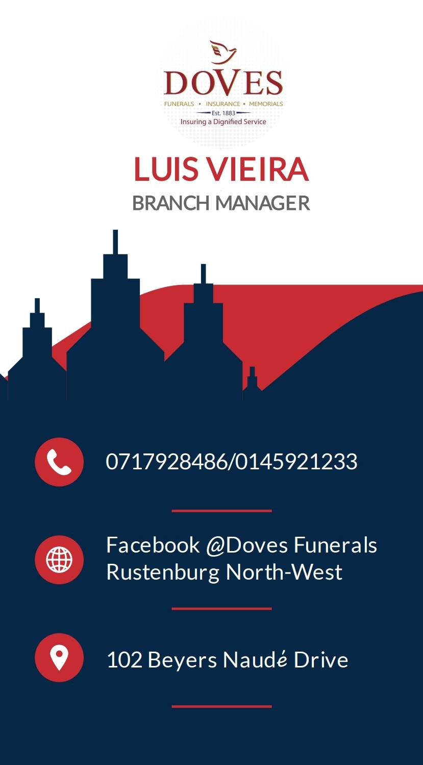 Doves Funerals... - Doves Funerals Rustenburg North-West