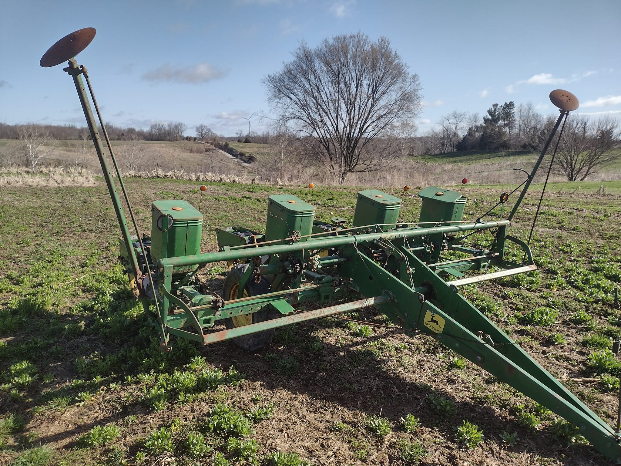 Food Plots And Equipment | John Deere 4 row planter model 1240 | Facebook