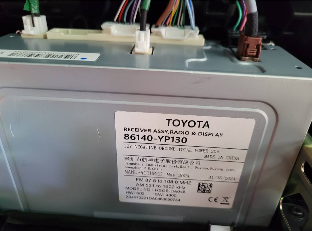 Upgraded head unit for 2024 Hilux GR Sport?