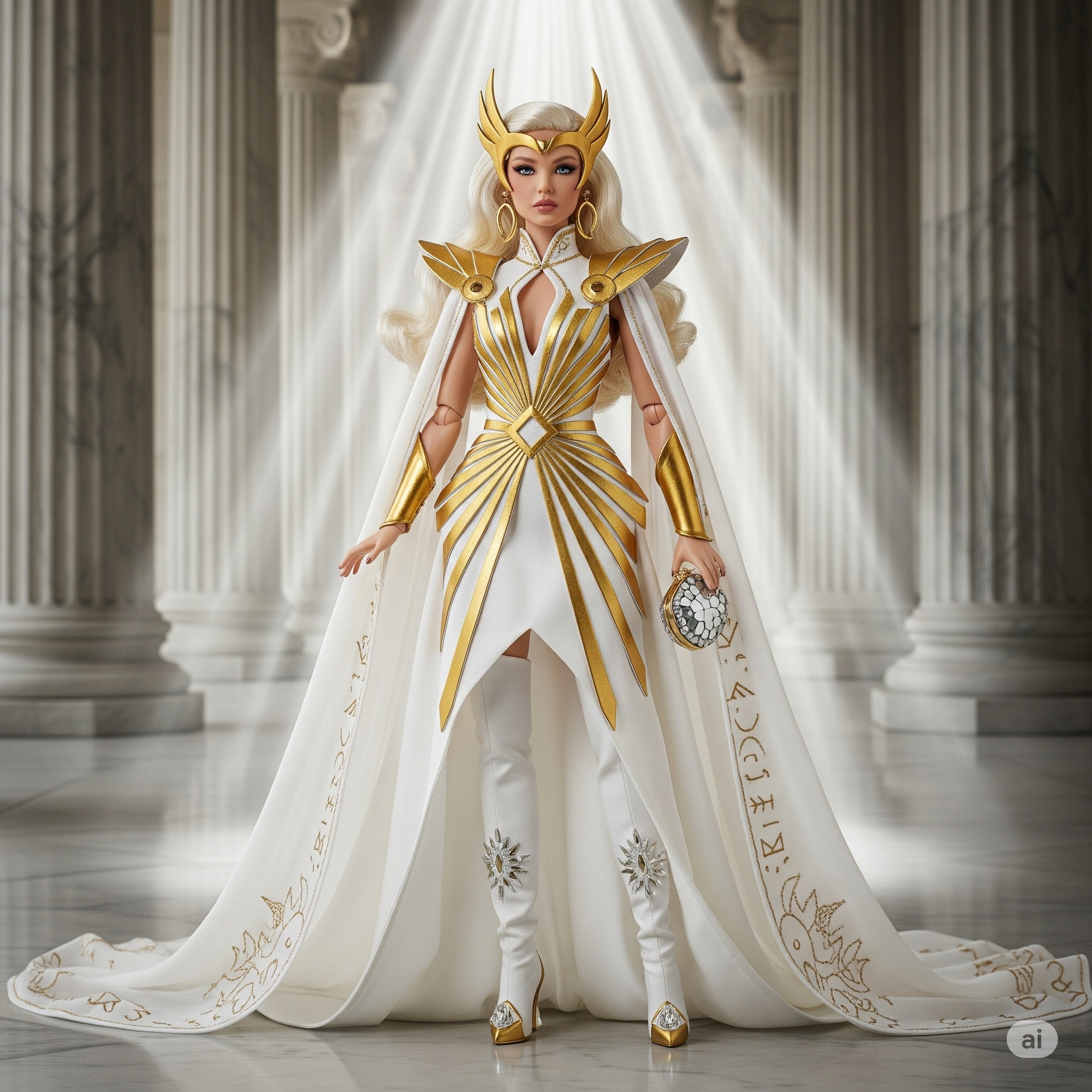 Barbie - ⚔️ The Princess of Power: Couture Ascended ⚔️ AI image of a ...