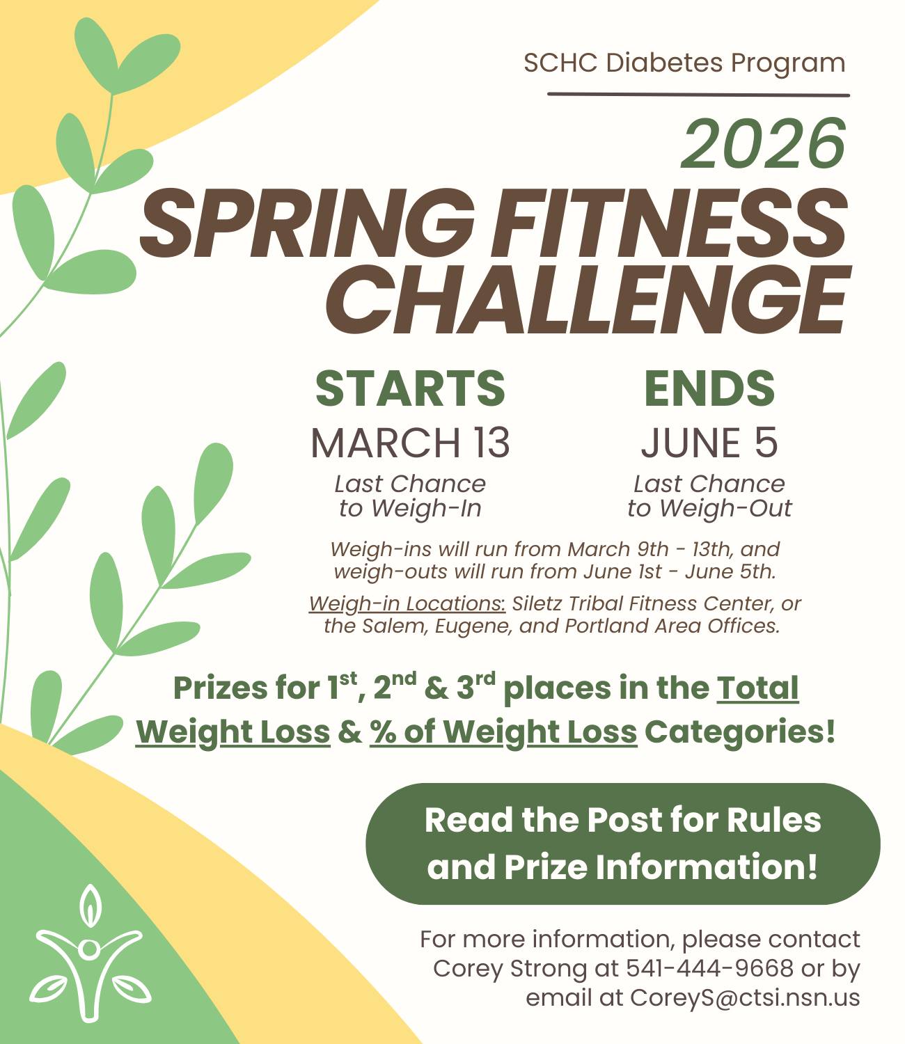 Exciting news! The 2026 CTSI Spring... - Siletz Health Clinic | Facebook