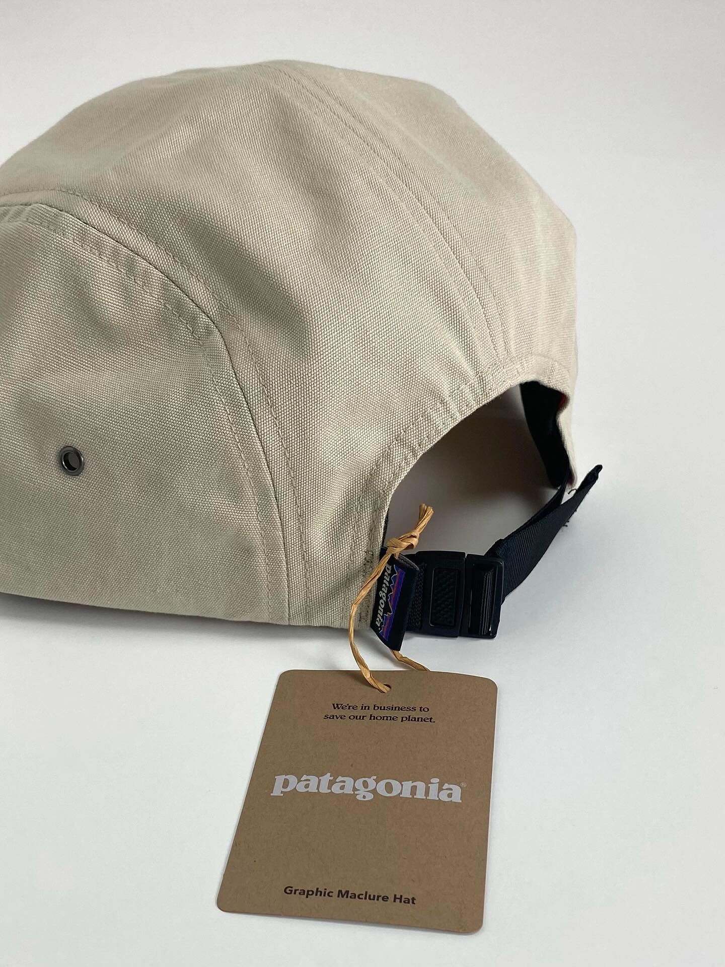 patagonia グラフィックマクルーアハット パタゴニアからオーバルロゴ