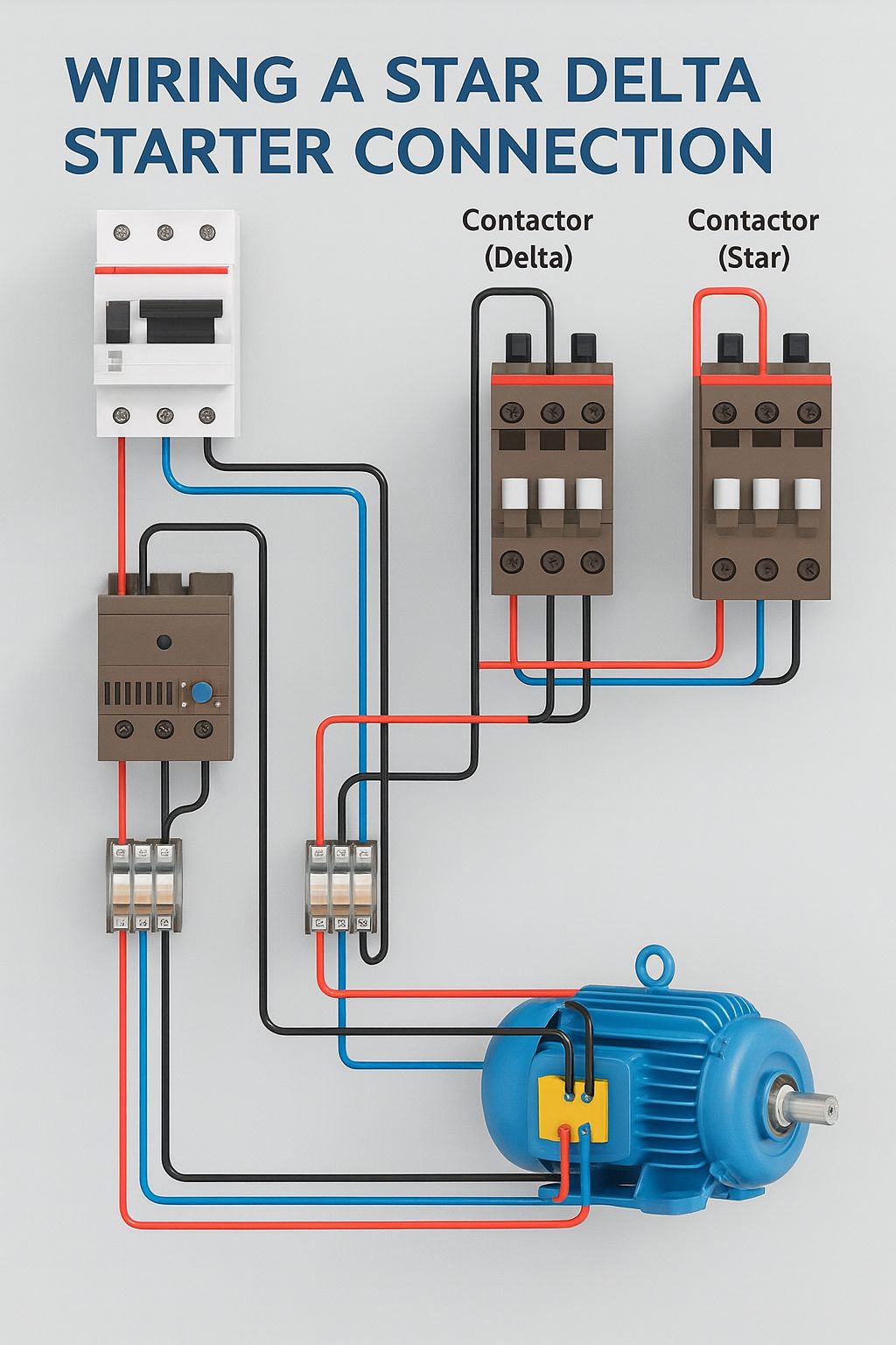 The Expert - Wiring a Star Delta starter Connection | Facebook