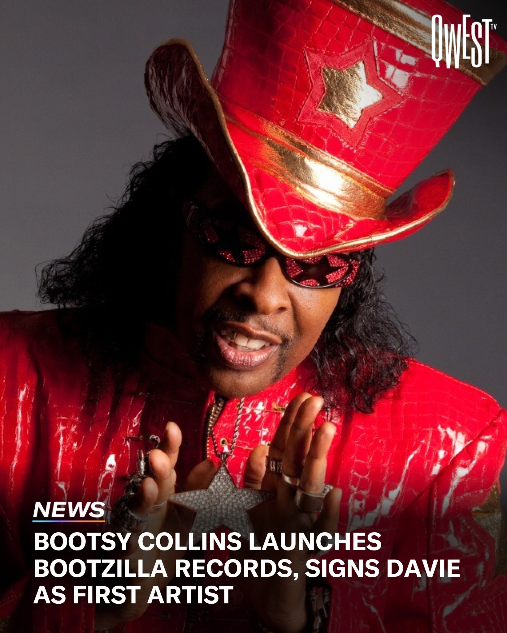 Funk icon Bootsy Collins has entered the label business 