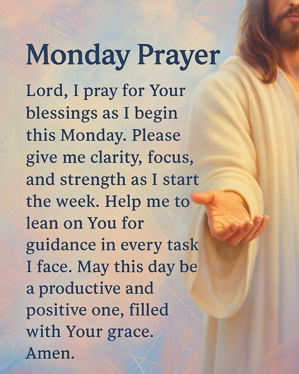 Monday Prayer Lord, I pray for Your... - The Divine Mercy | Facebook