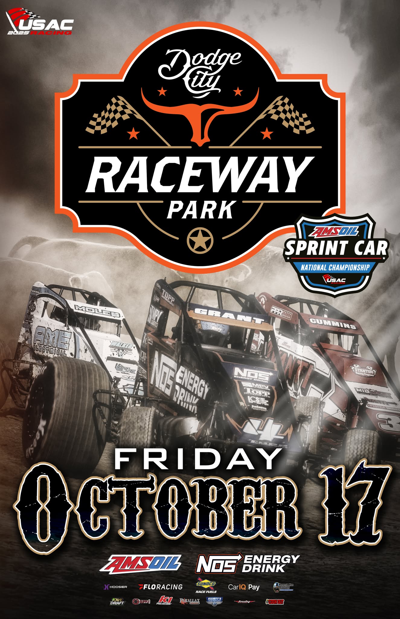 USAC - Get into Dodge! 👊 For the first time in 14 years, Dodge City ...